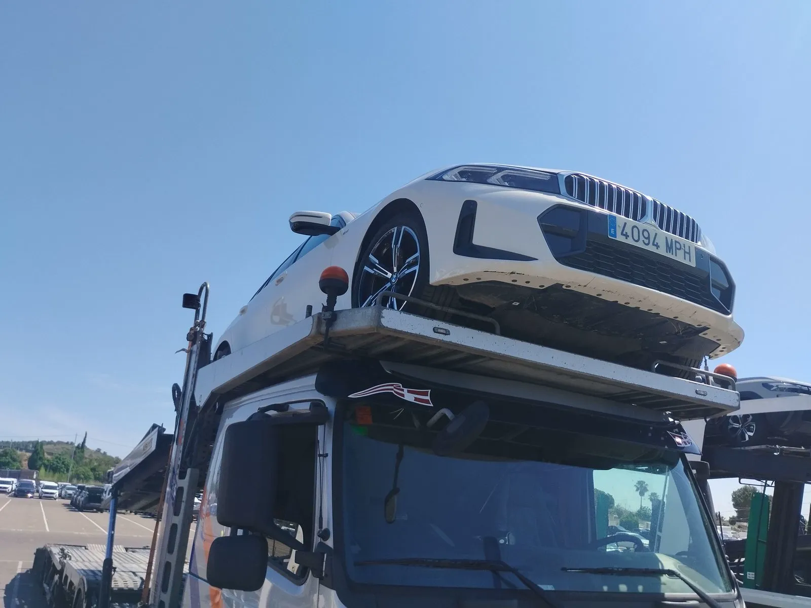 Coche en góndola